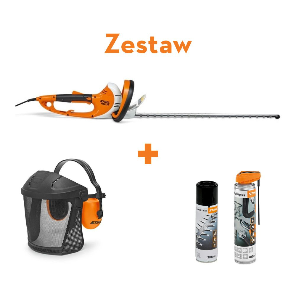 Stihl Nożyce elektryczne do żywopłotów HSE 71 - moc i ergonomiczny design