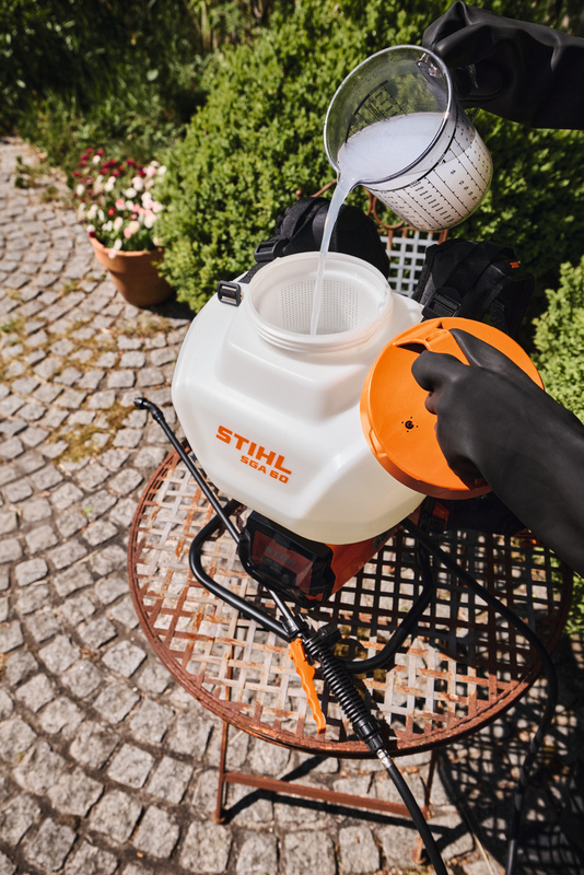 STIHL SGA 60 zestaw, opryskiwacz akumulatorowy