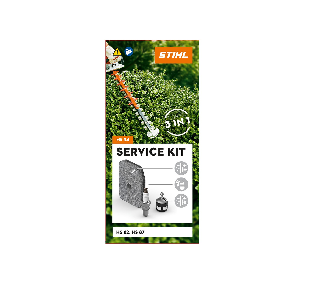 STIHL Zestaw serwisowy nr 34 do HS 82 / HS 87 - łatwość wymiany