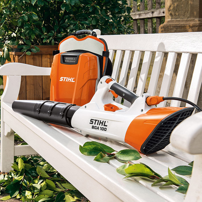 Stihl Dmuchawa akumulatorowa BGA 100 [36 V] z systemem AP. 3-stopn. regulacja mocy, funkcja Boost - silnik elektryczny EC