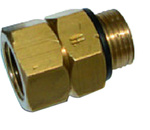 Szybkozłącze do węża 1/2" BSP (m) – 3/8" BSP (f) mosiądz Nederman