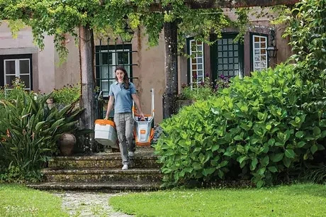 Stihl kosiarka elektryczna RME 235 - regulacja wysokości koszenia