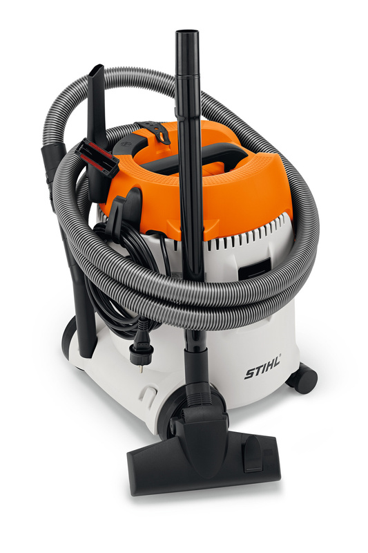 STIHL SE 62 E – odkurzacz przemysłowy, 1400 W + adapter do elektronarzędzi