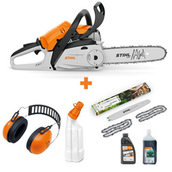 STIHL MS 172 C-BE PM3 35cm – Cut Kit 3, nauszniki, pojemnik i zestaw olejów