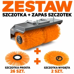 STIGA Zestaw szczotek do zamiatarki SWS 800