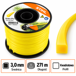 STIHL Żyłka tnąca kwadratowa 3,0 mm x 271 m