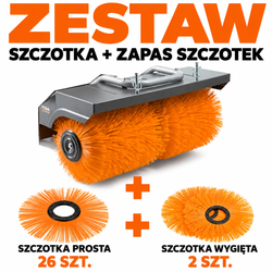 STIGA Zestaw szczotek do zamiatarki SWS 800
