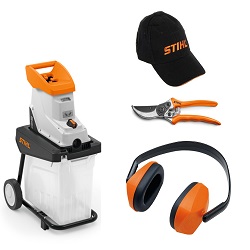 STIHL Elektryczny rozdrabniacz do gałęzi GHE 140 L Zestaw promocyjny