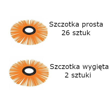 STIGA Zestaw szczotek do zamiatarki SWS 800