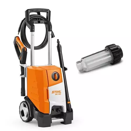 STIHL Myjka wysokociśnieniowa RE 120 + Filtr do wody Zestaw promocyjny